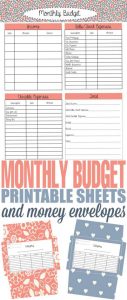 10 Awesome Monthly Budget Printables – ClareIvatt.com